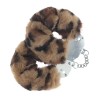 Ouch! Heavy-duty Fluffy Handcuffs - Futerkowe Kajdanki - Leopard