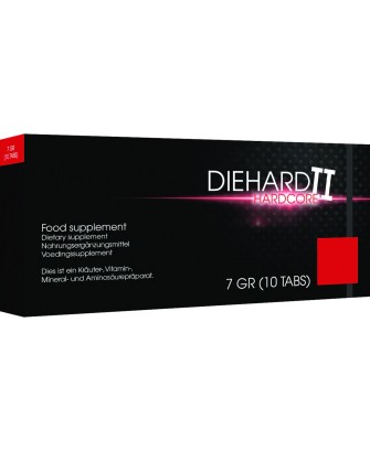 Diehard II Hardcore - Tabletki na poprawę erekcji - 10 szt