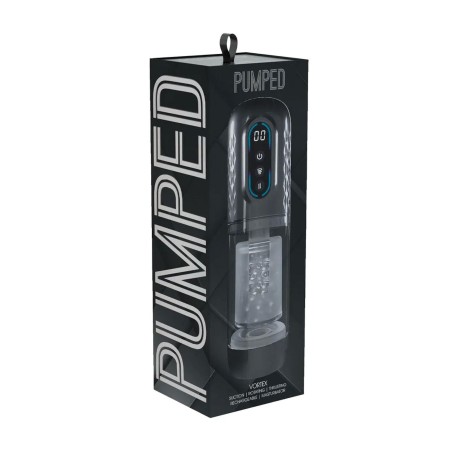 Vortex - StrokeMate - Masturbator Automatyczny i Pompka Erekcyjna - Srebrny