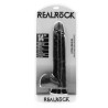 RealRock - Realistyczne Dildo z Jądrami XL - Czarne - 35,5 cm