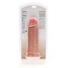 RealRock Grube Dildo z Przyssawką XL - 23 cm - Jasne