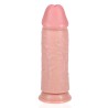 RealRock Grube Dildo z Przyssawką XL - 23 cm - Jasne