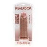 RealRock Grube Dildo z Przyssawką XL - 23 cm - Cieliste