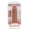 RealRock Grube Dildo z Przyssawką XL - 20,3 cm - Cieliste