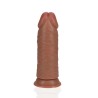RealRock Grube Dildo z Przyssawką XL - 20,3 cm - Cieliste