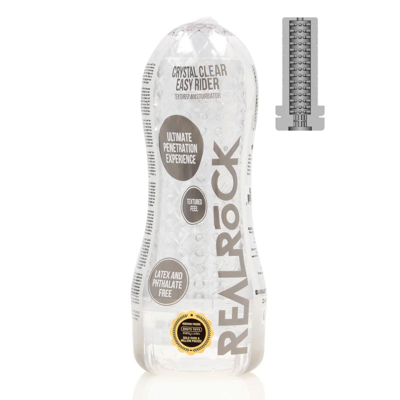 Easy Rider - Masturbator Żebrowany - Transparentny