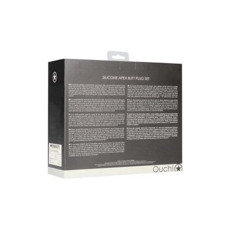 Apex - Zestaw Korków Analnych - Czarny