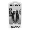 RealRock U Shaped Podwójne Dildo 12,7 cm - Czarne
