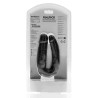 RealRock U Shaped Podwójne Dildo 12,7 cm - Czarne