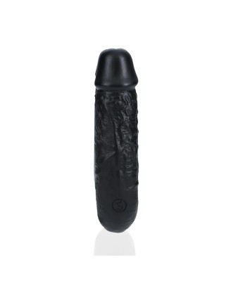 RealRock U Shaped Podwójne Dildo 12,7 cm - Czarne