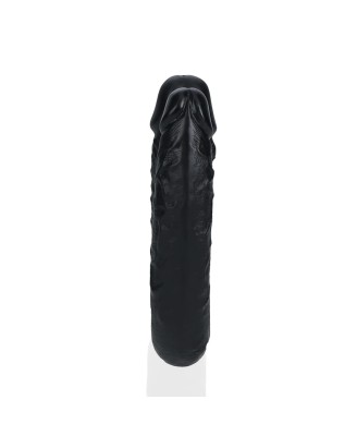 RealRock U Shaped Podwójne Dildo 12,7 cm - Czarne