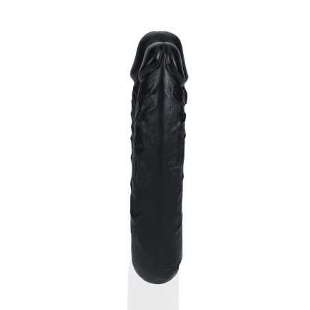 RealRock U Shaped Podwójne Dildo 12,7 cm - Czarne