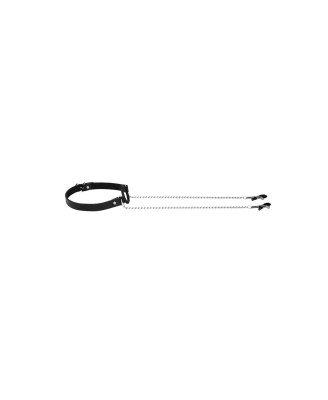 Ouch! Knebel O-Ring z Klamrami na Sutki