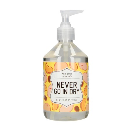 Never Go In Dry - Lubrykant Wodny - Analny -  500 ml