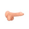 Realistyczne Cieliste Dildo z Jądrami - 17 cm