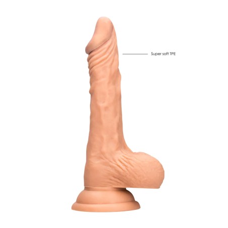 Realistyczne Cieliste Dildo z Jądrami - 17 cm