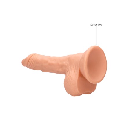 Realistyczne Cieliste Dildo z Jądrami - 17 cm