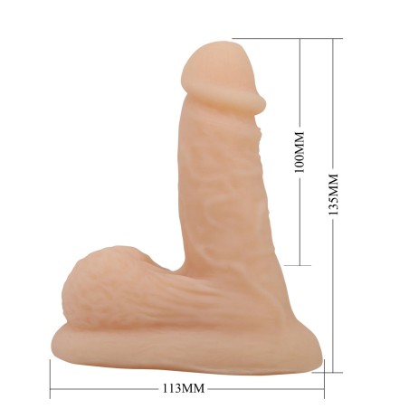 PRETTY LOVE - Realistyczne Dildo Cieliste - 13,5cm