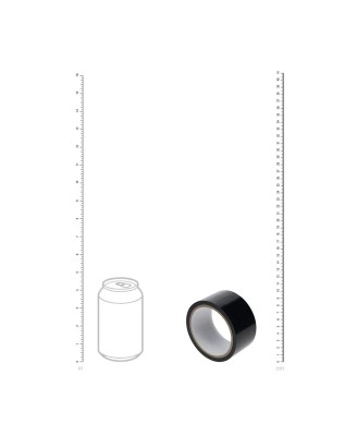 PVC Non-Stick Tape - 20 m - Czarna Taśma do Krępowania