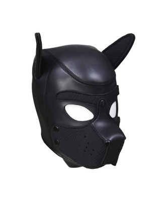 Ouch! Puppy Play - Fetyszowa Maska Psa - Czarna