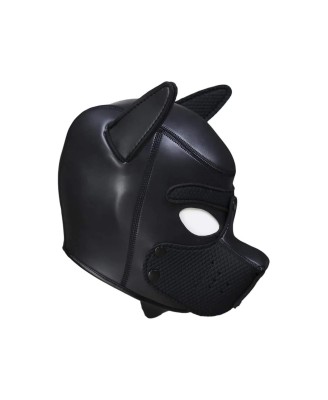 Ouch! Puppy Play - Fetyszowa Maska Psa - Czarna