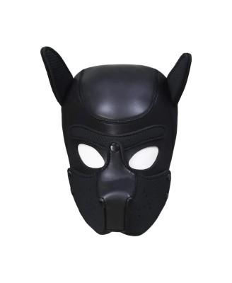 Ouch! Puppy Play - Fetyszowa Maska Psa - Czarna