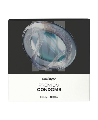 Satisfyer Prezerwatywy (100 szt) - 53 mm