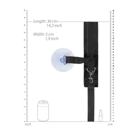 Ouch! Kajdanki do Przytwierdzenia na Przyssawkę