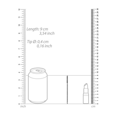 Ouch! Metalowy Dilator - 4 mm