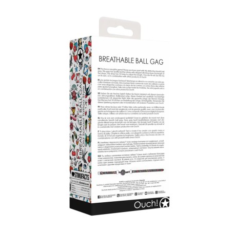 Ouch! Czarny Knebel Kulka