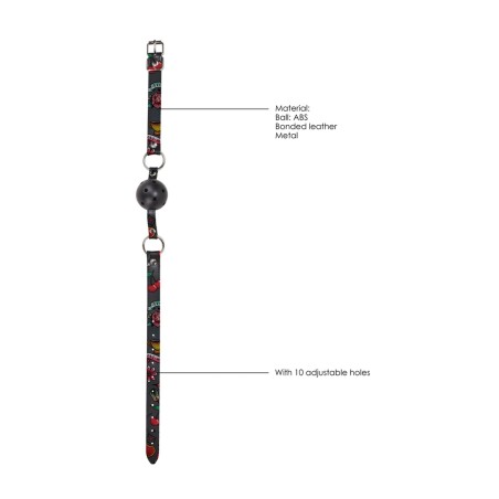 Ouch! Czarny Knebel Kulka