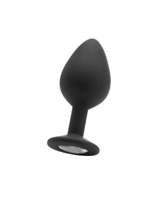 Diamond Butt Plug - Korek Analny - Duży - Czarny