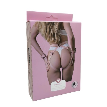 Pure Lust Marie - Uprząż na Biodra - Różowa