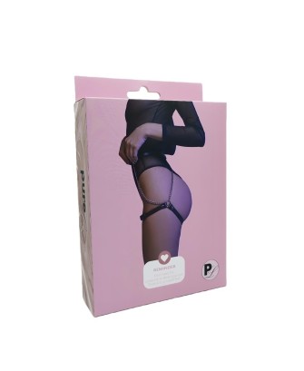 Pure Lust Iris - Łańcuszek Ozdobny na Biodra - Czarny