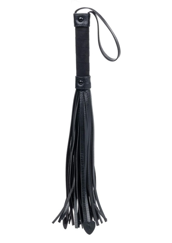 Heart Throb Flogger - Czarny Pejcz