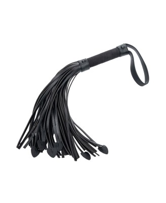 Heart Throb Flogger - Czarny Pejcz