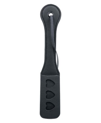 Heart Throb Paddle - Packa do Spankingu - Czarna