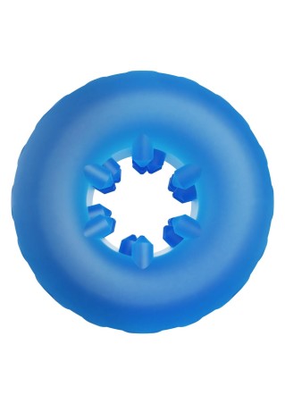 ToyJoy Hero 4-in-1 Ring - Superelastyczny Pierścień na Penisa - Niebieski