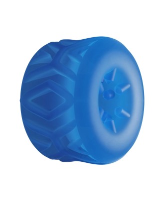 ToyJoy Hero 4-in-1 Ring - Superelastyczny Pierścień na Penisa - Niebieski