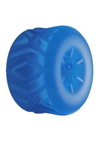 ToyJoy Hero 4-in-1 Ring - Superelastyczny Pierścień na Penisa - Niebieski