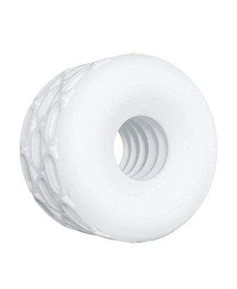 ToyJoy Hero 4-in-1 Ring - Superelastyczny Pierścień na Penisa - Biały