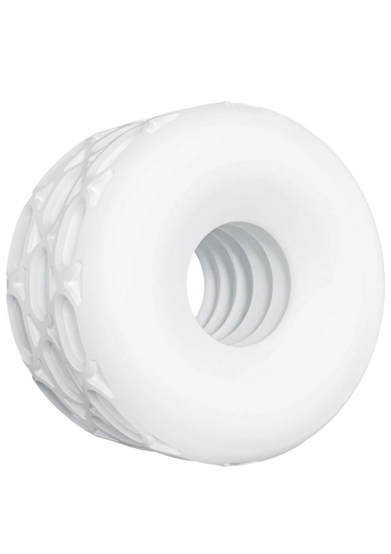 ToyJoy Hero 4-in-1 Ring - Superelastyczny Pierścień na Penisa - Biały