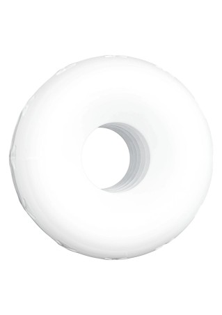 ToyJoy Hero 4-in-1 Ring - Superelastyczny Pierścień na Penisa - Biały