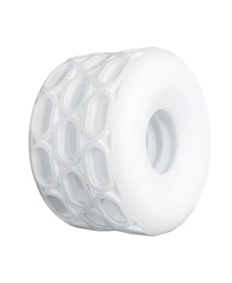ToyJoy Hero 4-in-1 Ring - Superelastyczny Pierścień na Penisa - Biały