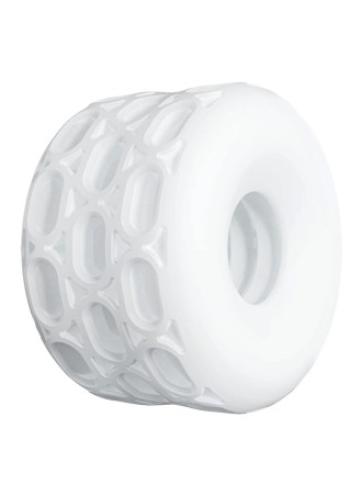 ToyJoy Hero 4-in-1 Ring - Superelastyczny Pierścień na Penisa - Biały