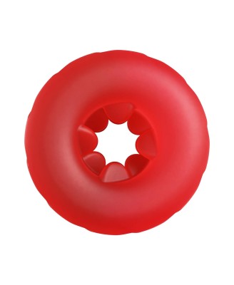 ToyJoy Hero 4-in-1 Ring - Superelastyczny Pierścień na Penisa - Czerwony