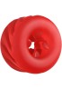 ToyJoy Hero 4-in-1 Ring - Superelastyczny Pierścień na Penisa - Czerwony