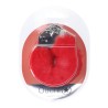 Ouch! Heavy-duty Fluffy Handcuffs - Futerkowe Kajdanki - Czerwone