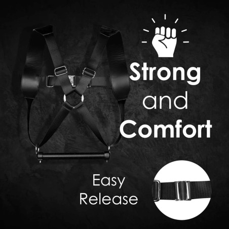 Uprzężowy Zestaw BDSM - Czarny