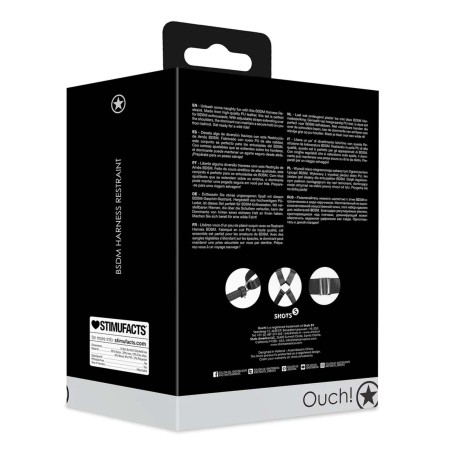 Uprzężowy Zestaw BDSM - Czarny